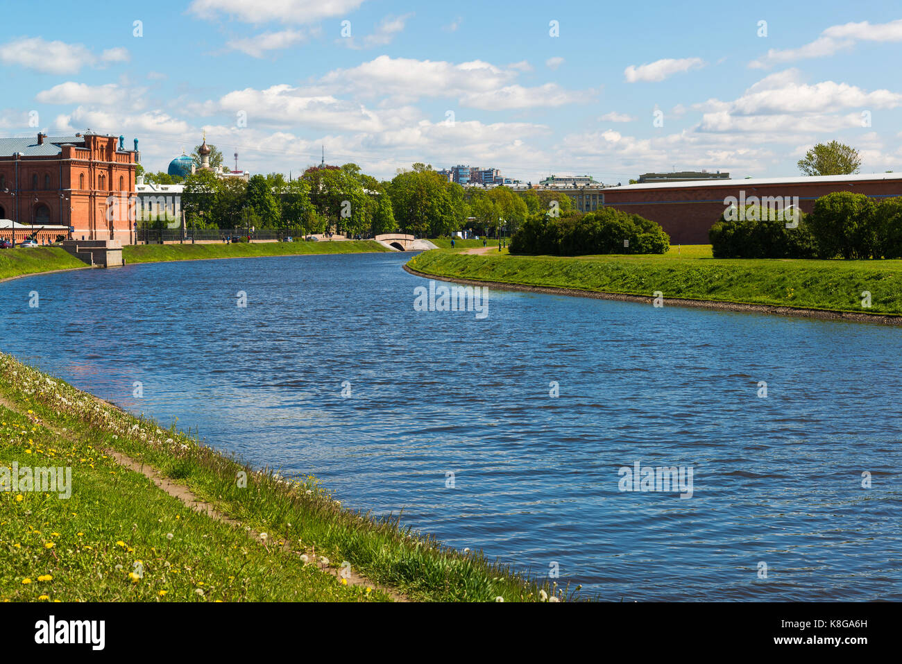 Kronverkskiy stretto e museo di artiglieria in San Pietroburgo, Russia Foto Stock