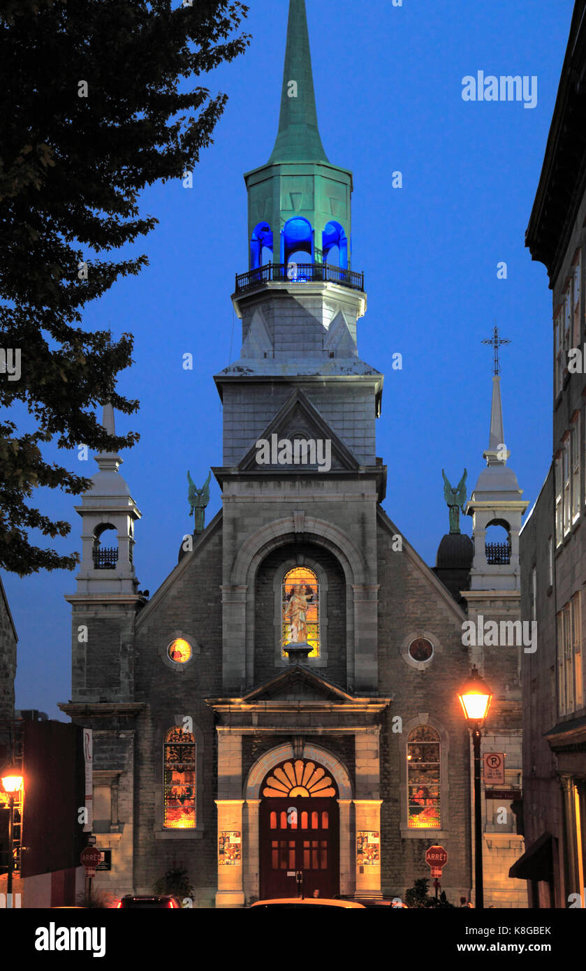 Canada Quebec, Montreal, la cattedrale di Notre-dame-de-bon-secours cappella, Foto Stock