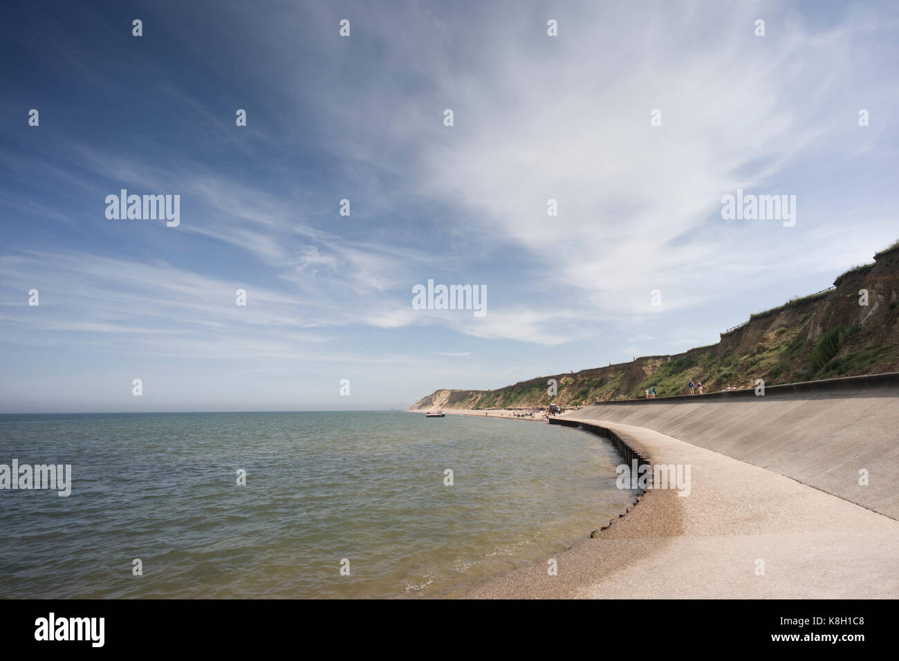 East Runton beach, a nord di Norfolk, Regno Unito Foto Stock