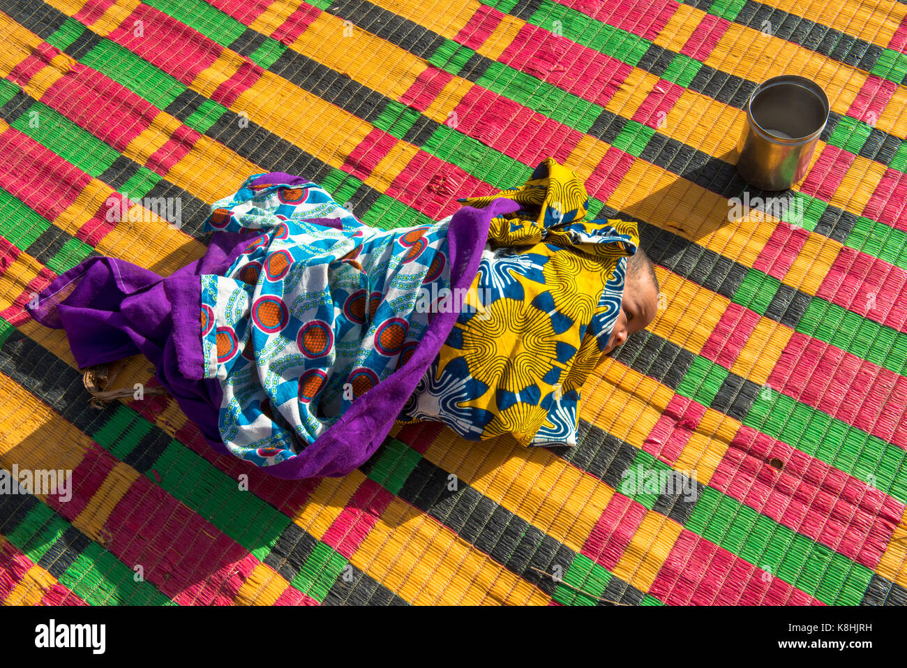 Neonato. Il Senegal. Foto Stock