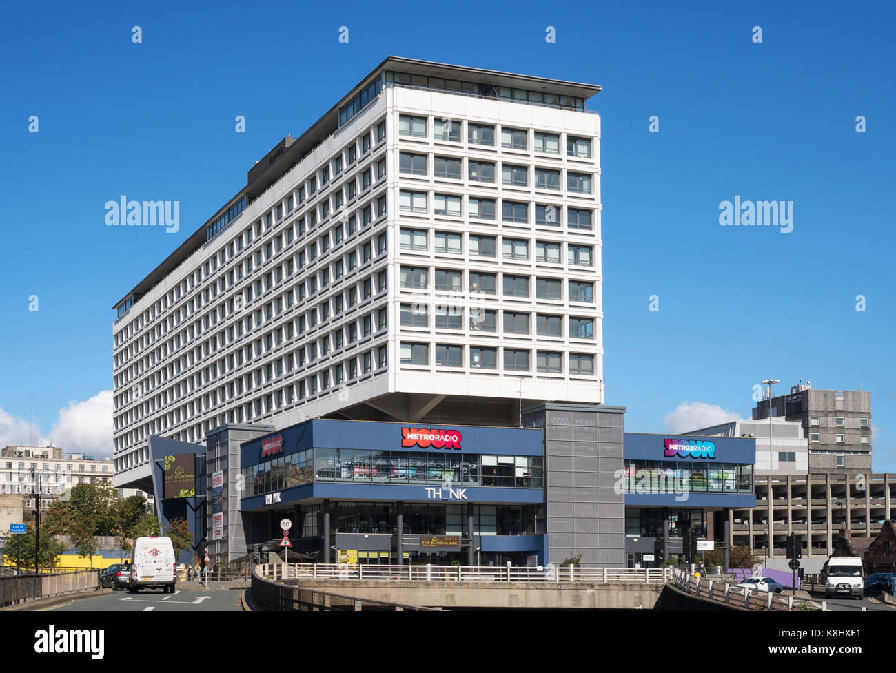 55 gradi Nord, la casa del Metro Radio, Newcastle, North East England, Regno Unito Foto Stock