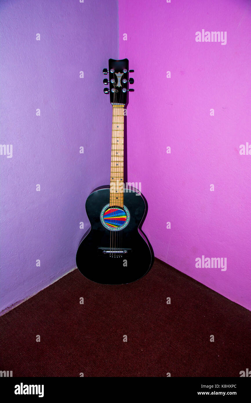 Chitarra stereo Foto Stock