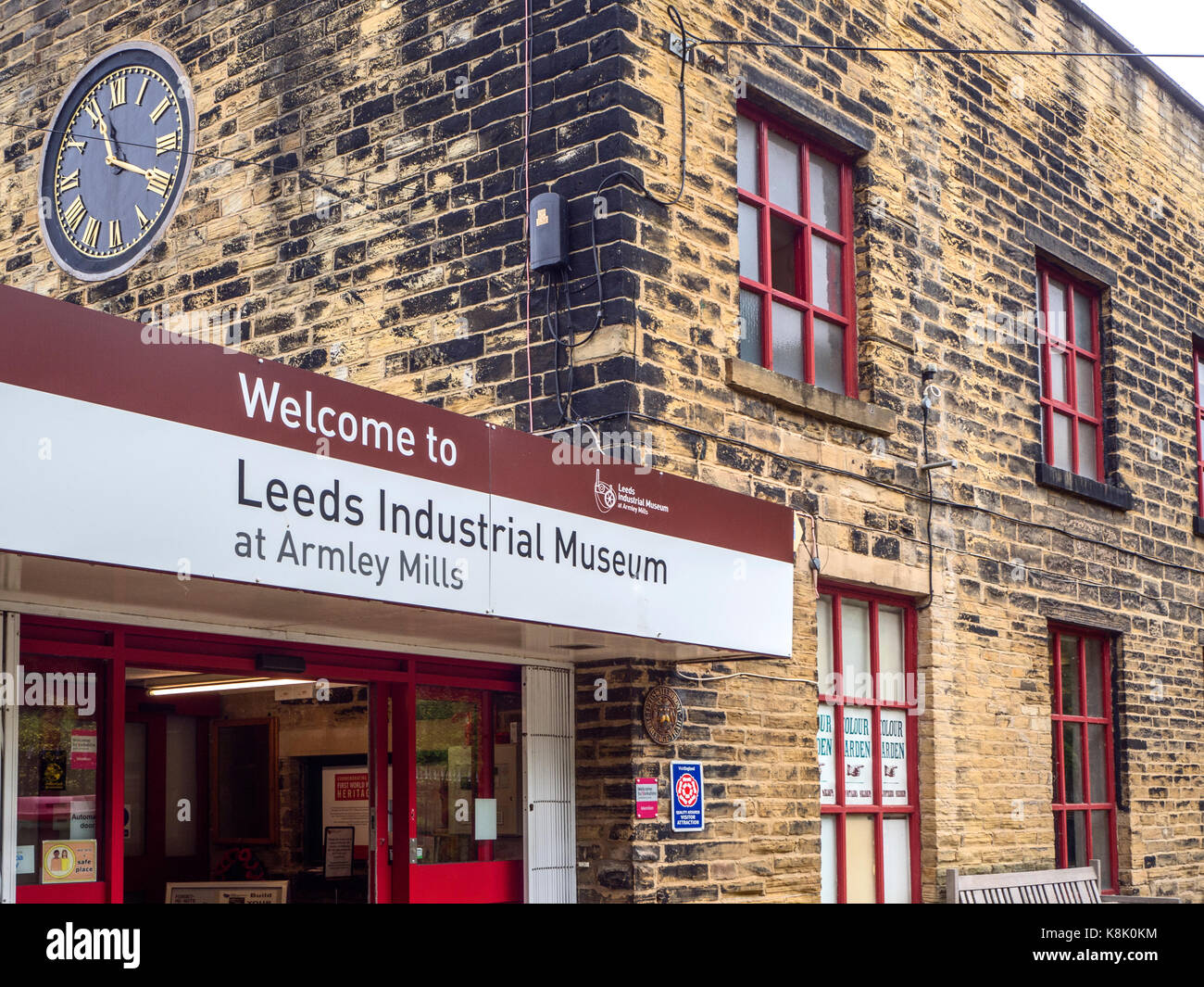 Leeds Industrial Museum a Armley Mills Leeds West Yorkshire Inghilterra Foto Stock