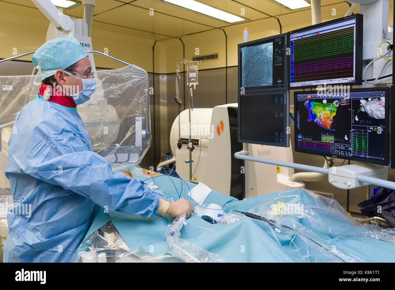 Ablazione a radiofrequenza Foto Stock