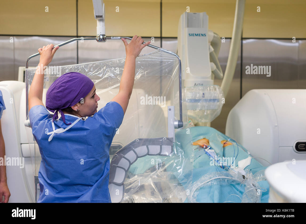 Ablazione a radiofrequenza Foto Stock