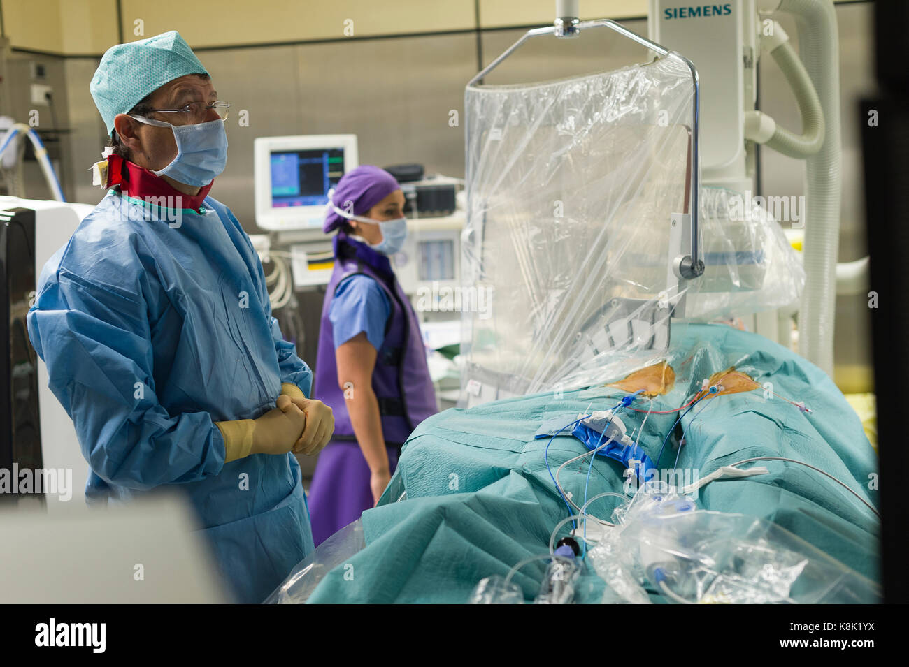 Ablazione a radiofrequenza Foto Stock