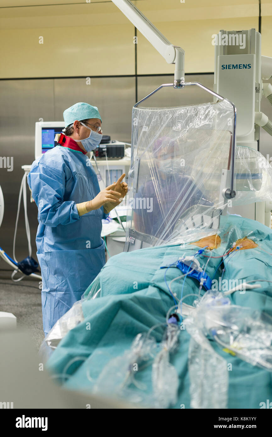 Ablazione a radiofrequenza Foto Stock