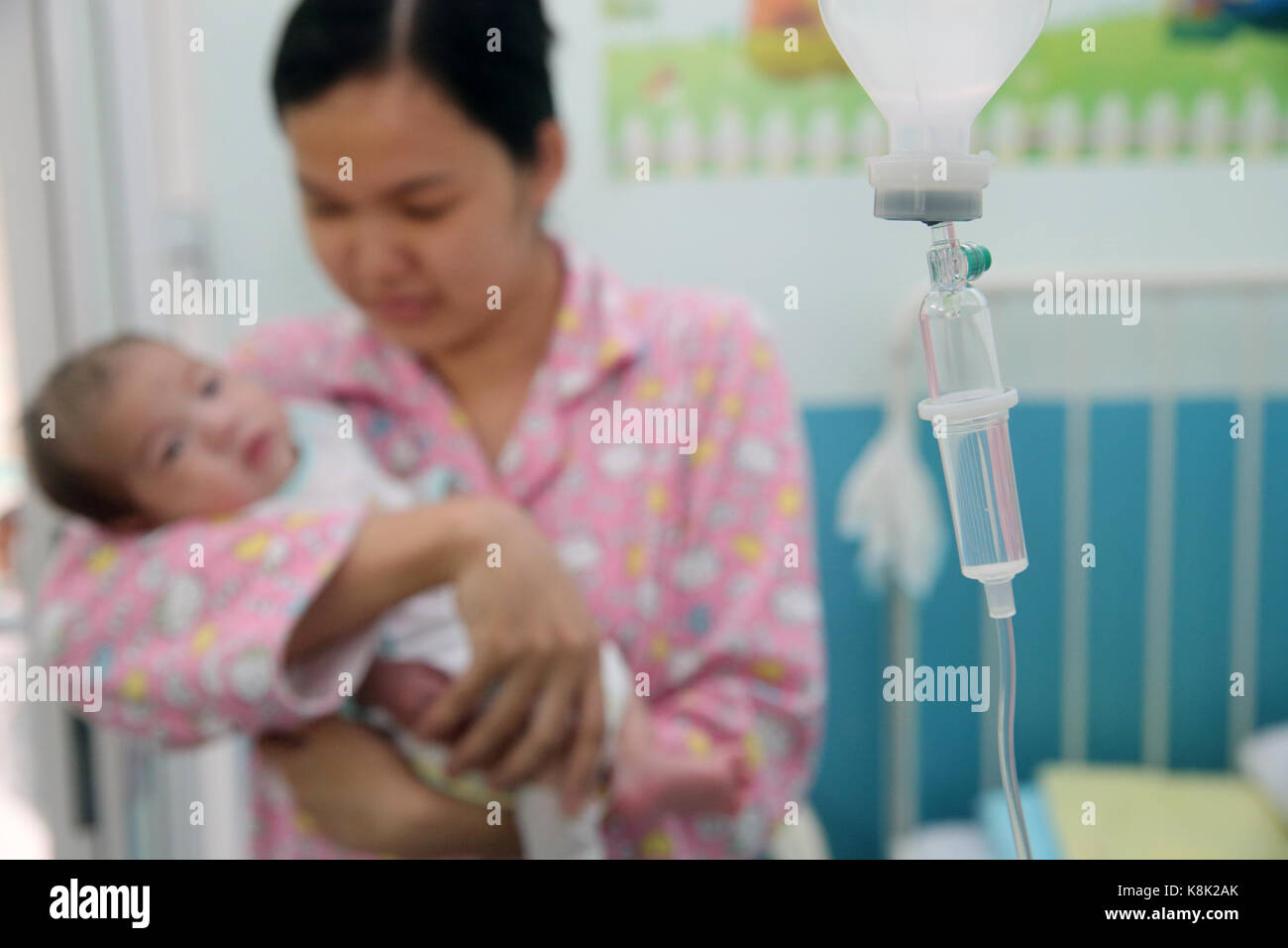 L'istituto del cuore offre un'assistenza di alta qualità ai pazienti vietnamiti affetti da malattie cardiache. città ho chi minh. vietnam. Foto Stock