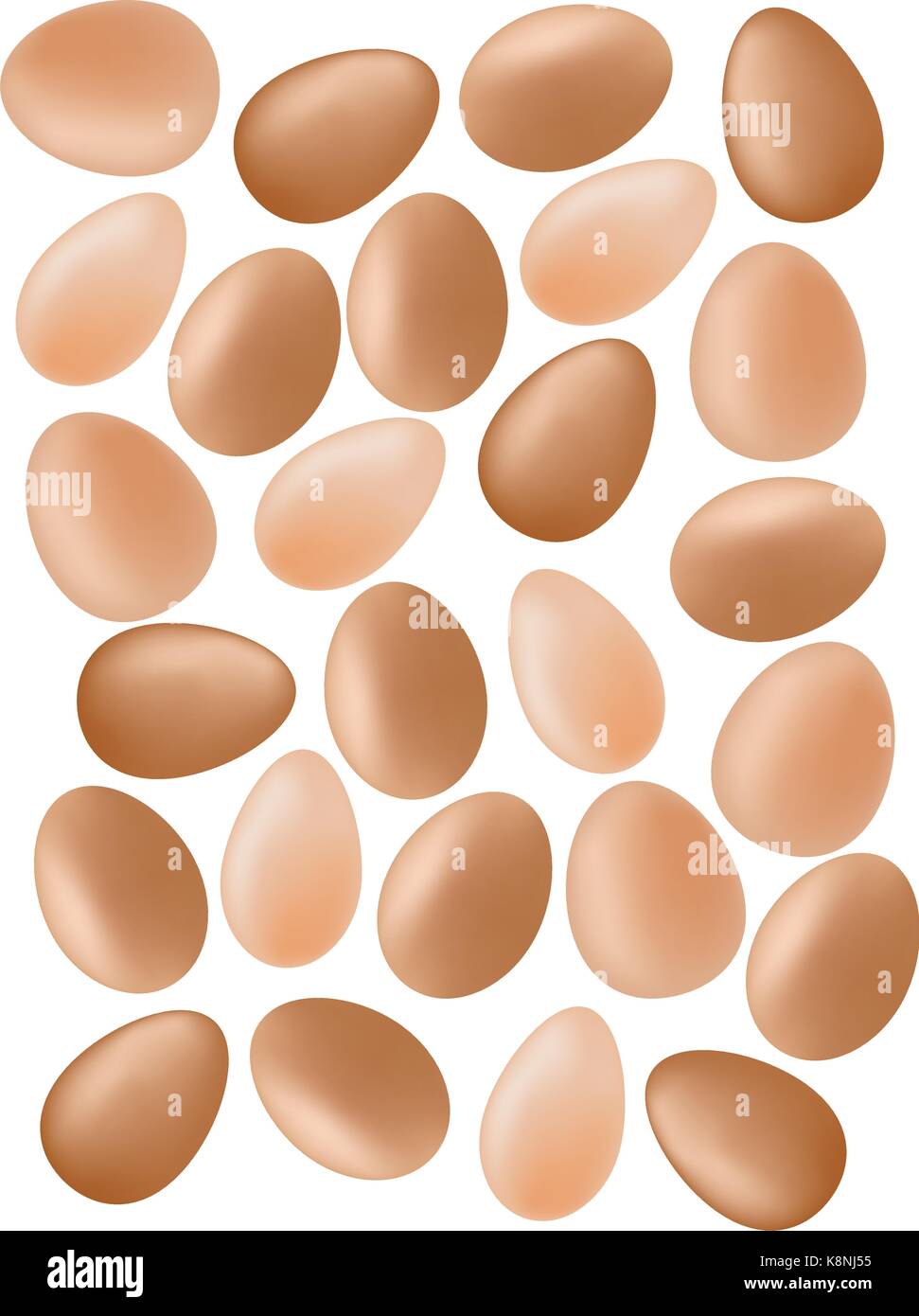 Uovo di Pasqua simbolo vettore , icona del design. Illustrazione della molla isolati su sfondo bianco. Illustrazione Vettoriale