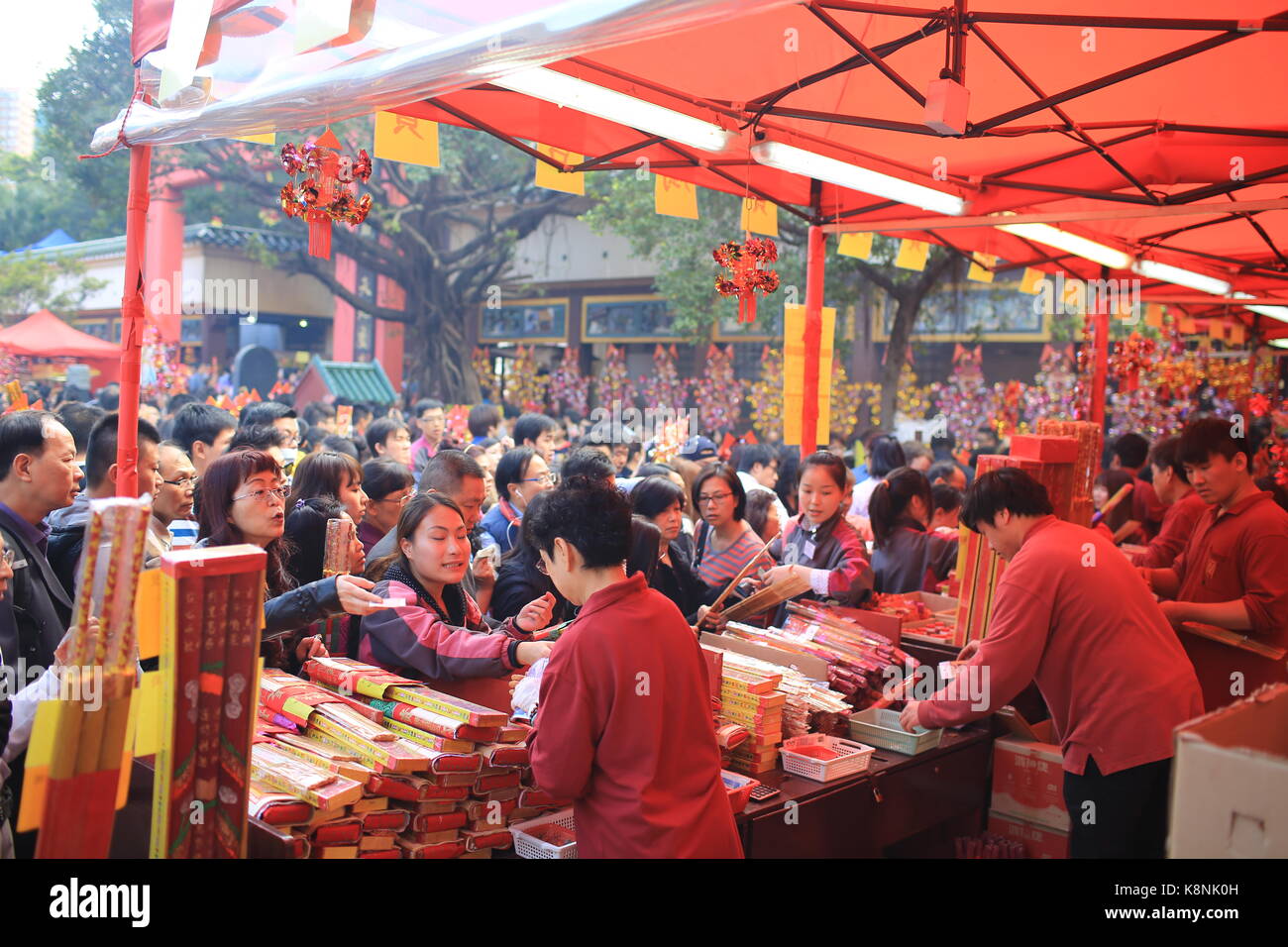 Che kung tempio di shatin hong kong Foto Stock