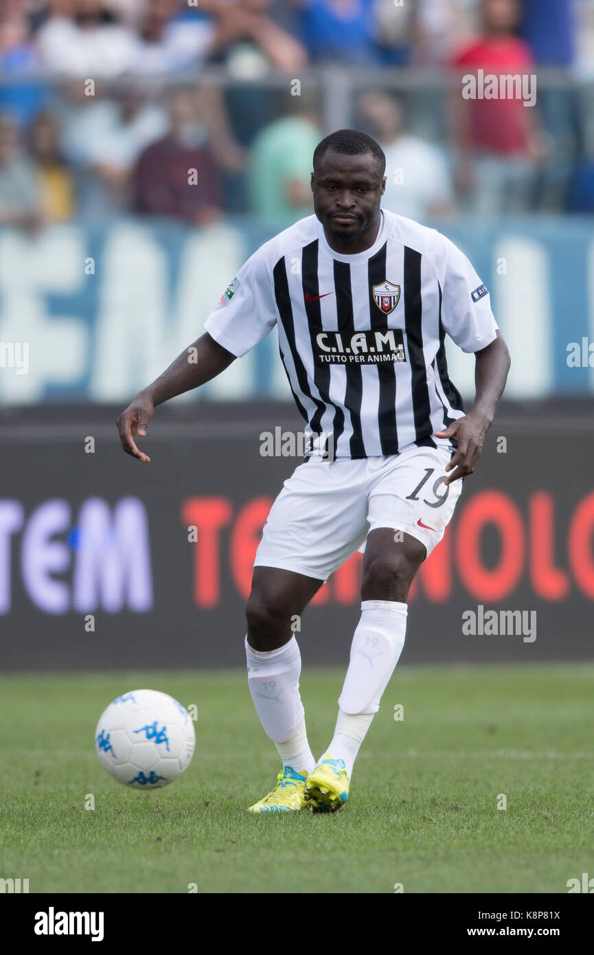 Empoli, Italia. Xvi Sep, 2017. luminose christopher addae (Ascoli Piceno) calcio/calcetto : italiano 'serie B' match tra empoli fc 3-0 ascoli picchio fc allo stadio carlo castellani di Empoli, Italia . credito: Maurizio borsari/aflo/alamy live news Foto Stock