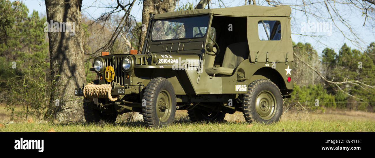 La willys m38 esercito jeep Foto Stock