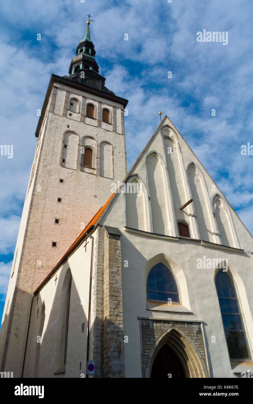 Niguliste Kirik, la chiesa di San Nicola e museo, Vanalinn, città vecchia, Tallinn, Estonia Foto Stock