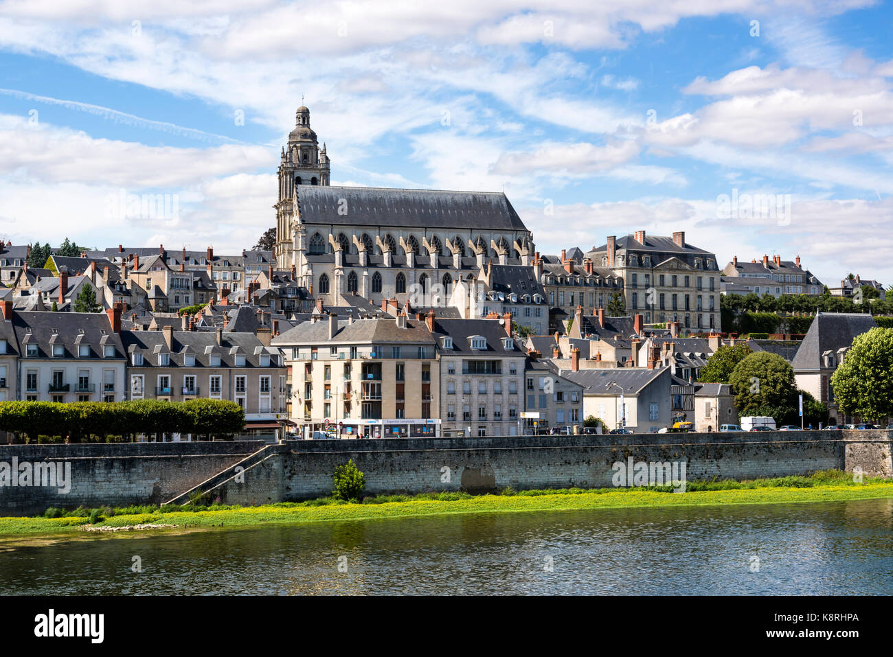 Blois, una città e la capitale del Loir-et-Cher dipartimento in Francia centrale, Francia Foto Stock
