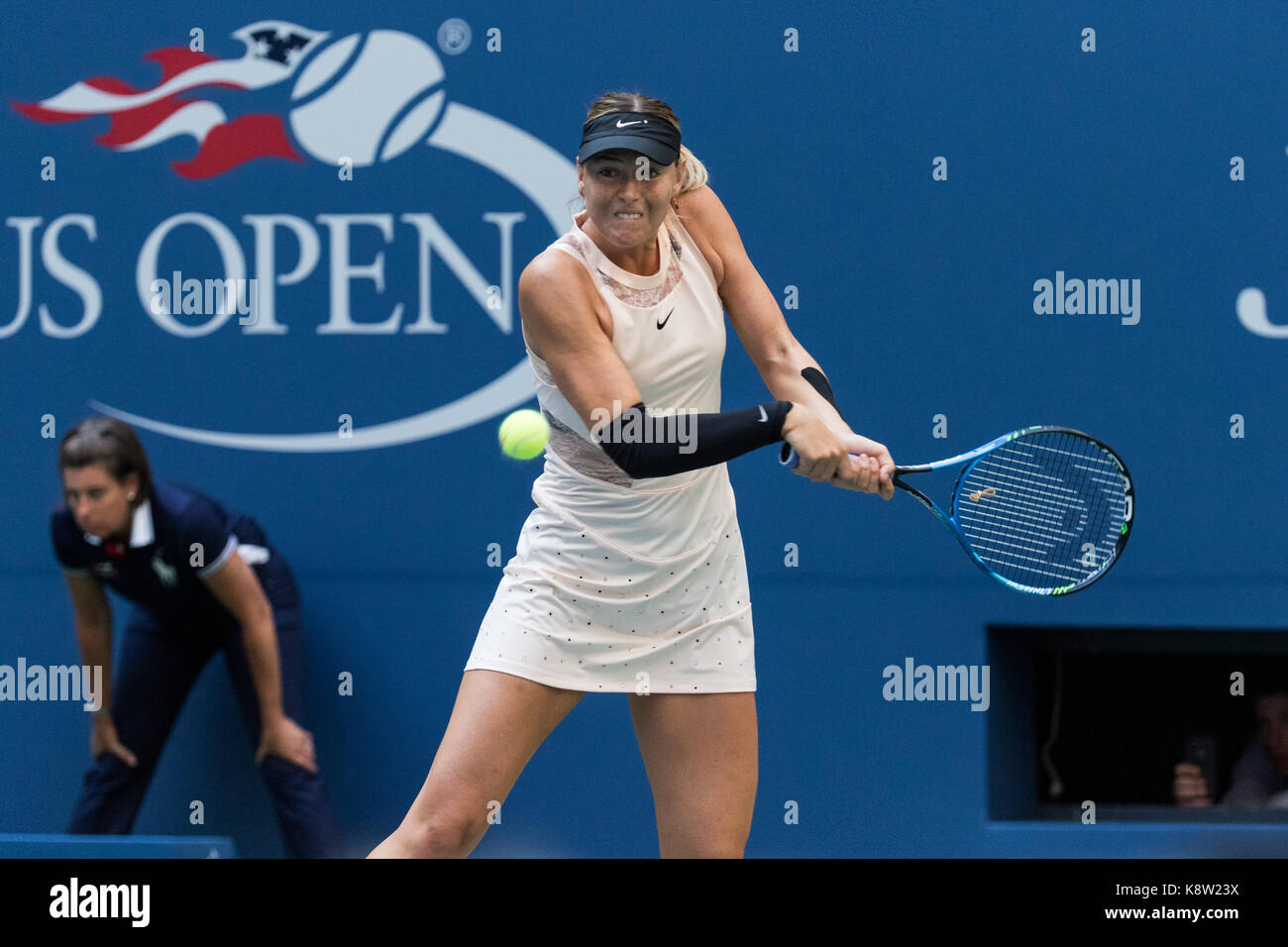 Maria Sharapova (RUS) competono al 2017 US Open Tennis championships Foto Stock