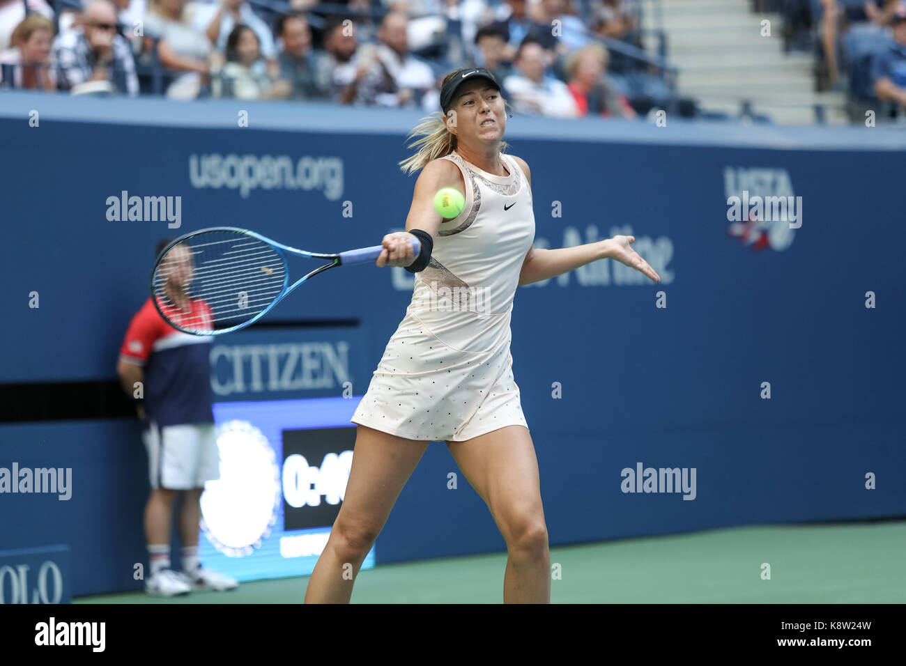 Maria Sharapova (RUS) competono al 2017 US Open Tennis championships Foto Stock