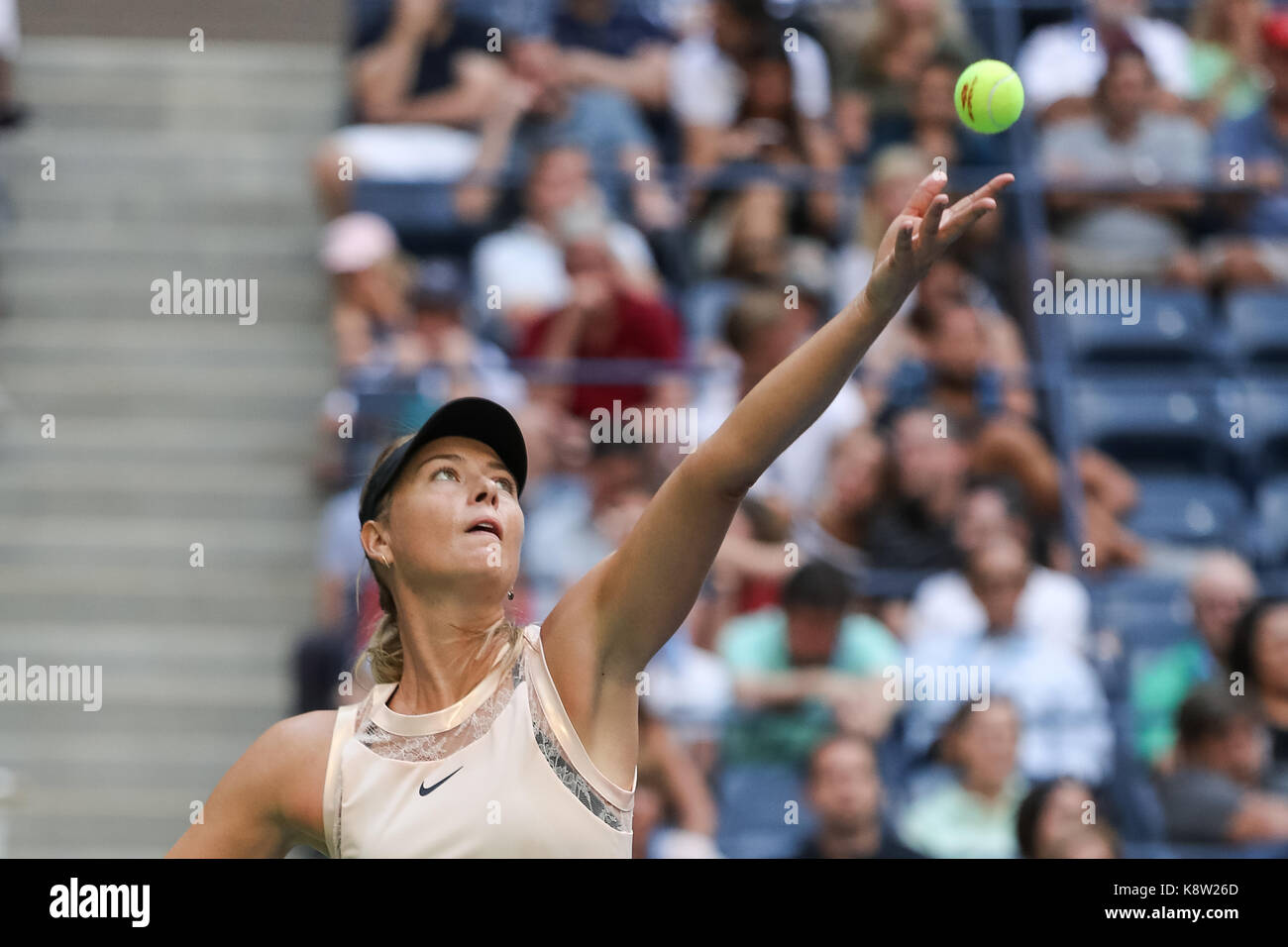 Maria Sharapova (RUS) competono al 2017 US Open Tennis championships Foto Stock