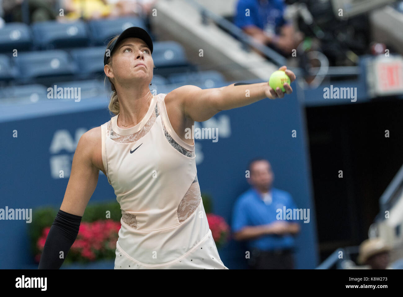 Maria Sharapova (RUS) competono al 2017 US Open Tennis championships Foto Stock