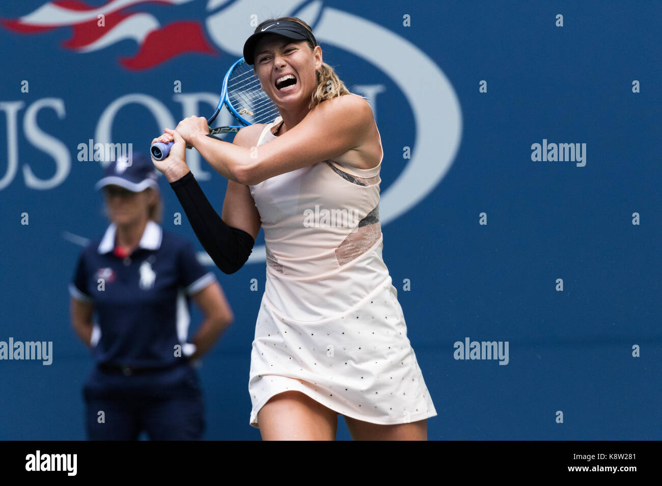 Maria Sharapova (RUS) competono al 2017 US Open Tennis championships Foto Stock
