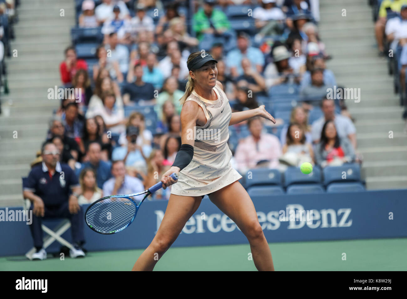 Maria Sharapova (RUS) competono al 2017 US Open Tennis championships Foto Stock