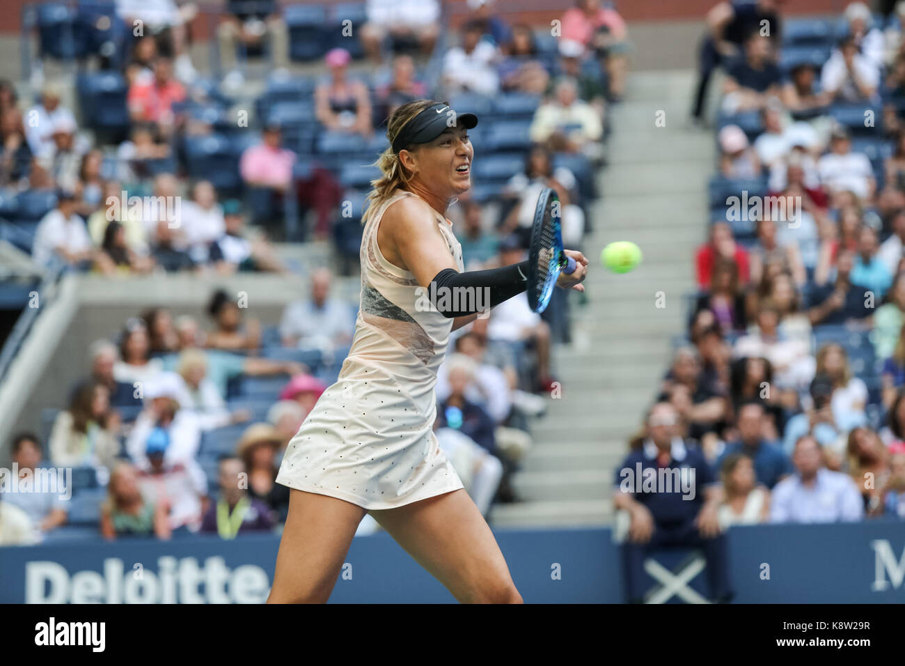 Maria Sharapova (RUS) competono al 2017 US Open Tennis championships Foto Stock