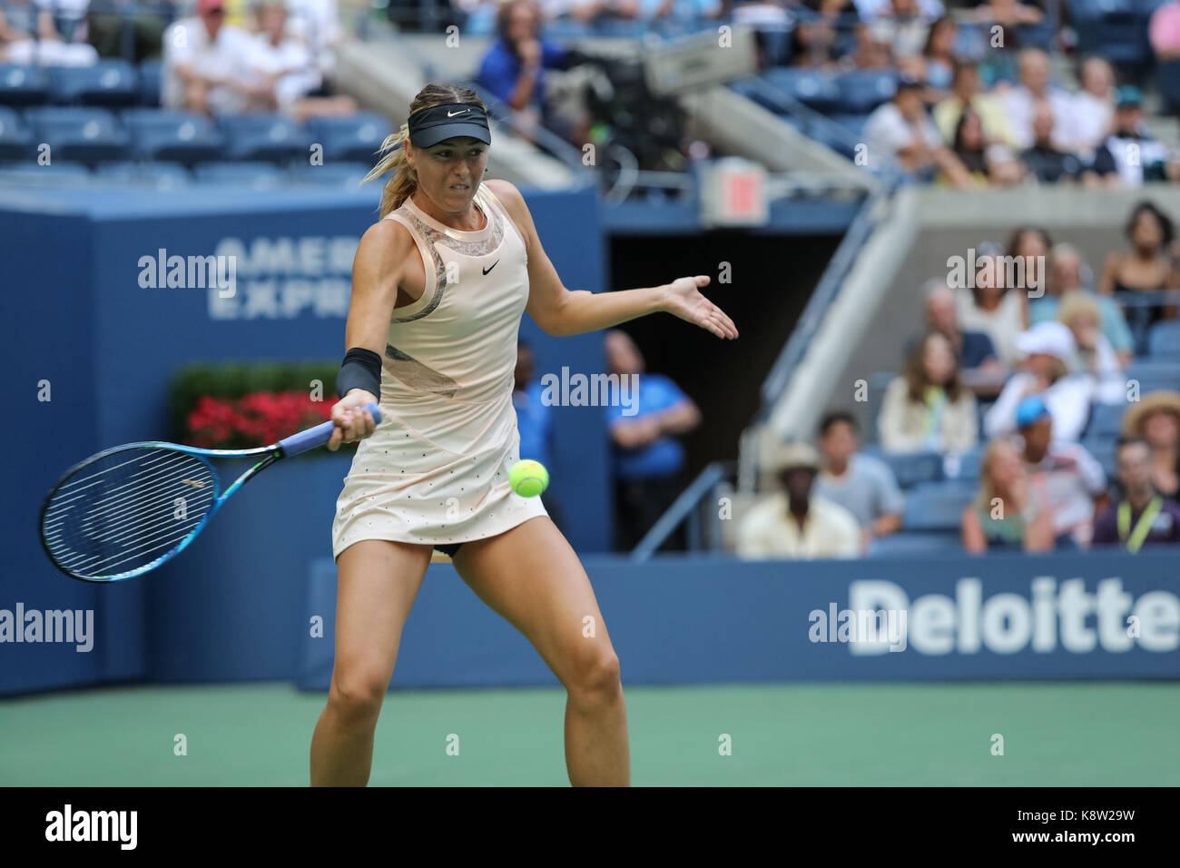 Maria Sharapova (RUS) competono al 2017 US Open Tennis championships Foto Stock
