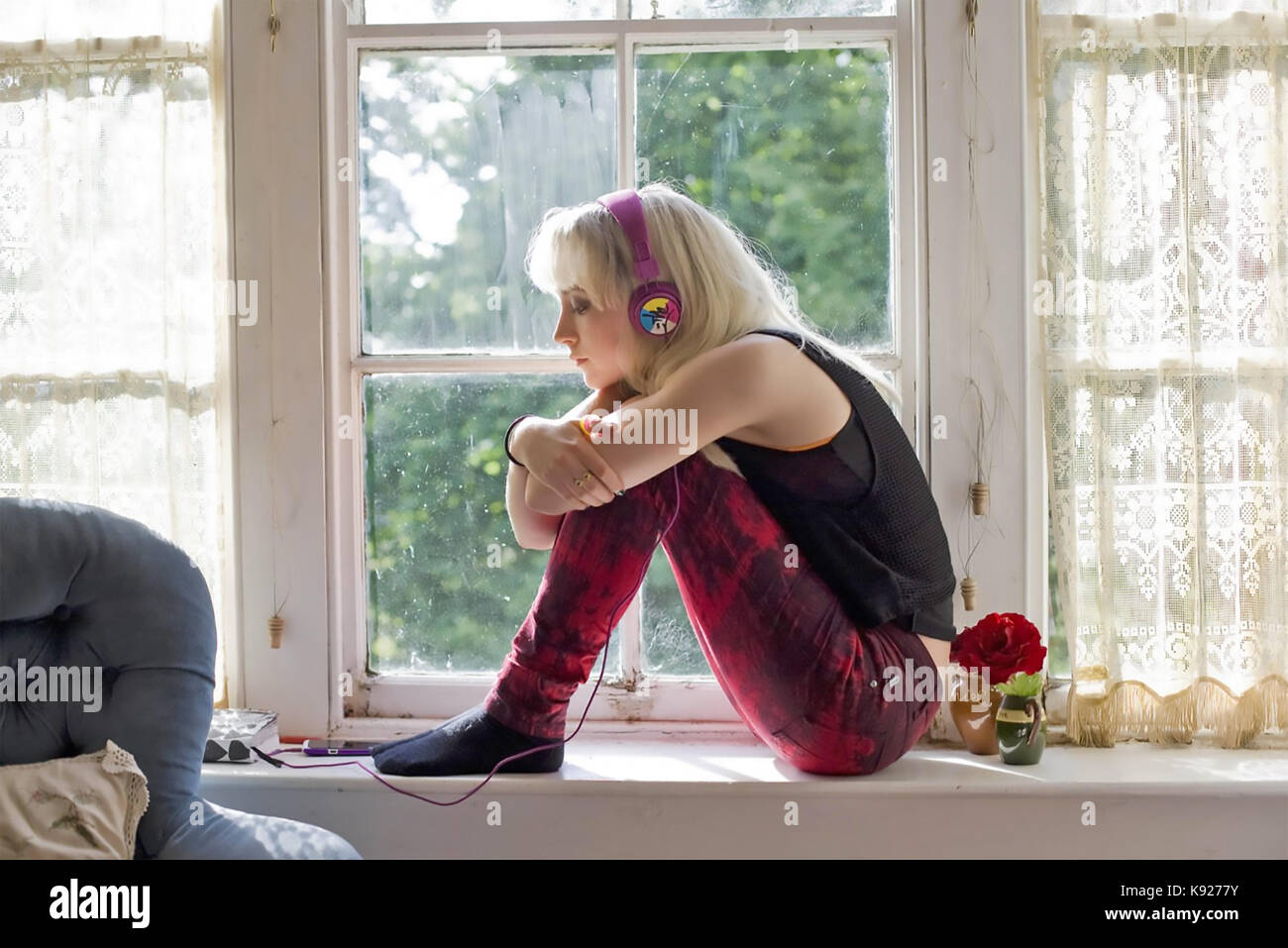 COME VIVO ORA 2013 E! Produzione cinematografica con Saorise Ronan Foto Stock