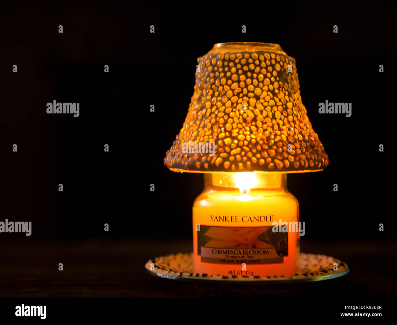 Yankee Candle lanterna Foto stock - Alamy