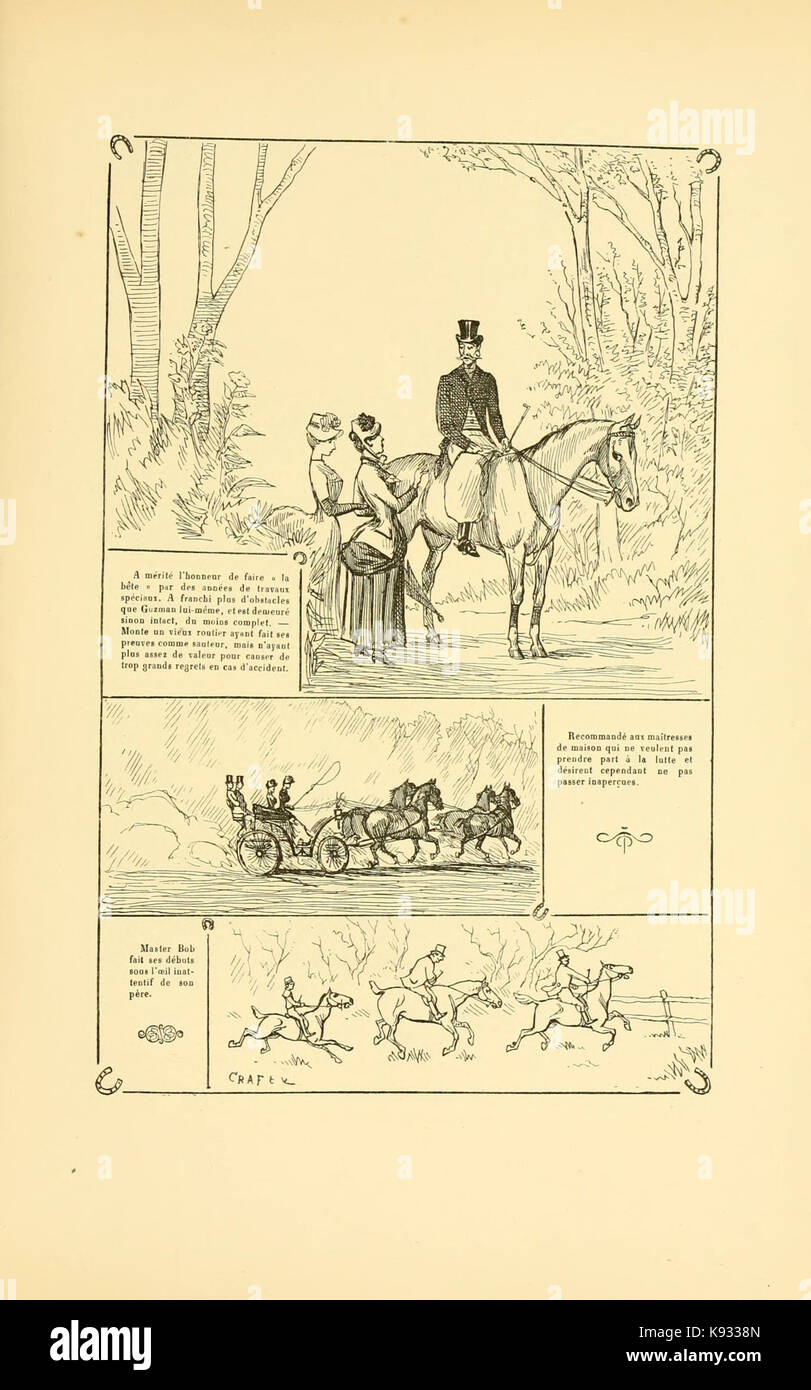 La provincia un cheval (pagina 229) BHL20365130 Foto Stock