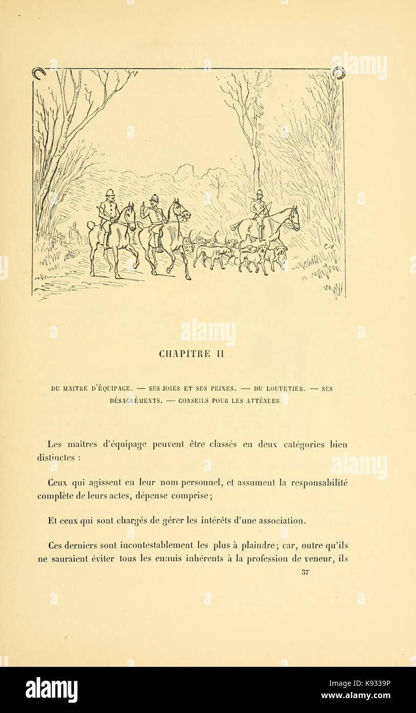 La provincia un cheval (pagina 289) BHL20365190 Foto Stock