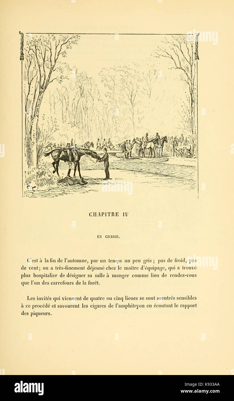 La provincia un cheval (pagina 307) BHL20365208 Foto Stock