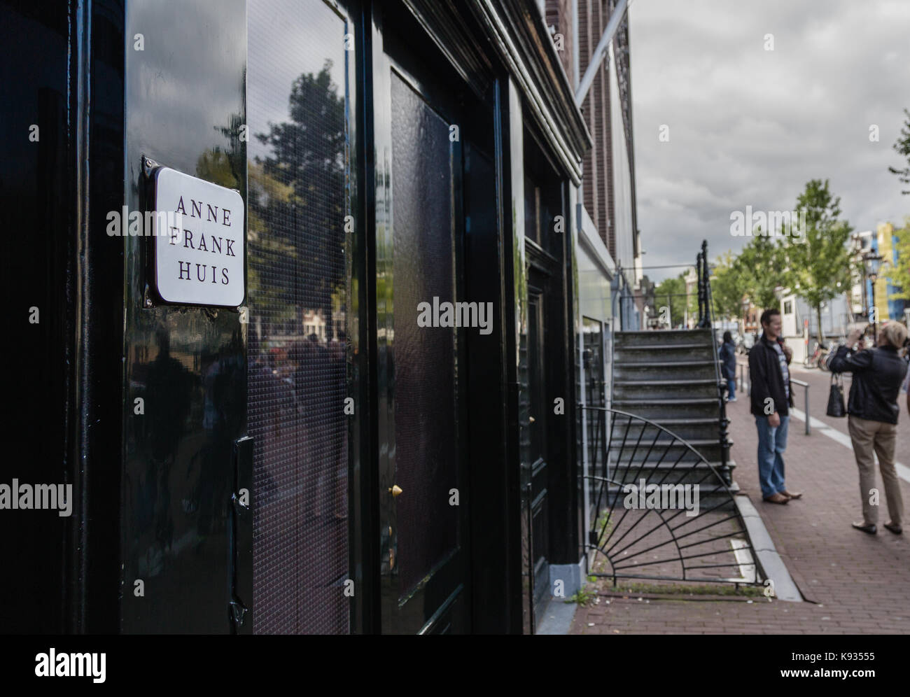 Casa di Anna Frank, Amsterdam Foto Stock