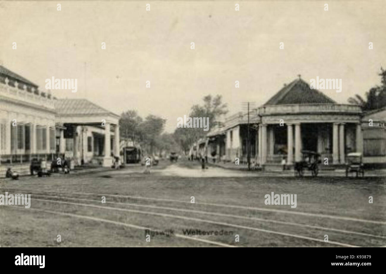 1406098 KITLV Rijswijk Weltevreden 1890 1910 Foto Stock