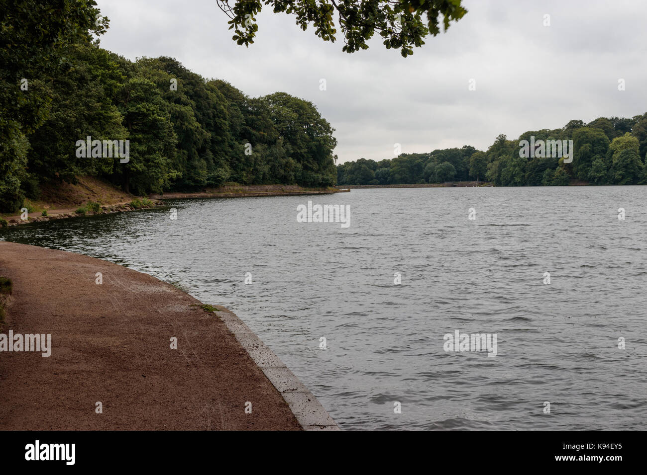 Lago di Waterloo, roundhay park, Leeds Foto Stock