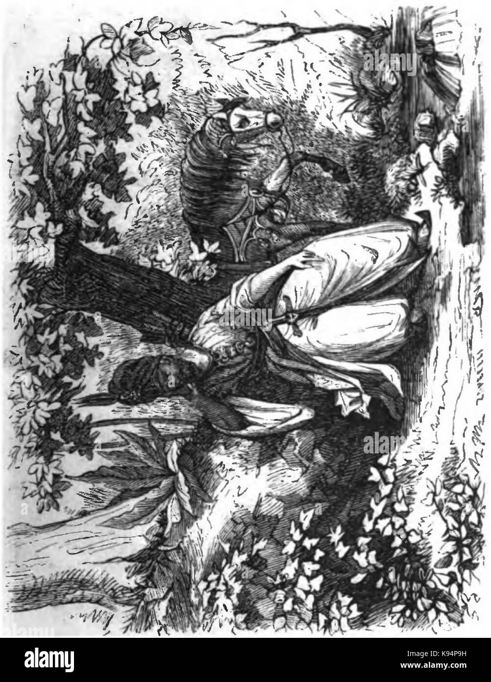 Le mille ed una notti, 1852, VII VIII (pagina 9 del raccolto) Foto Stock