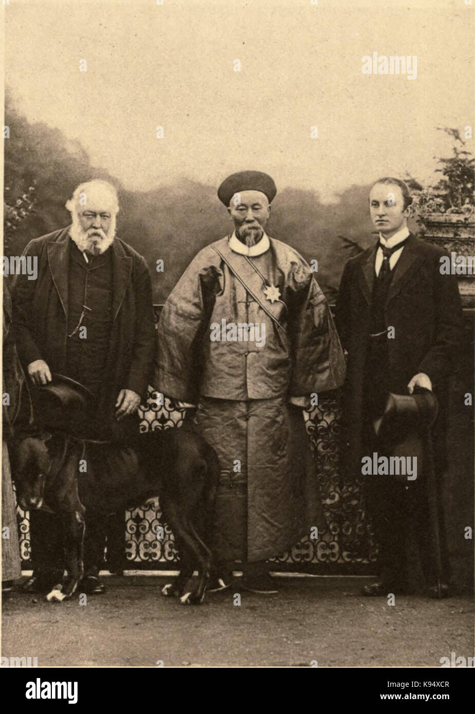 Li Hung Chang, signore di Salisbury, signore Curzon Foto Stock