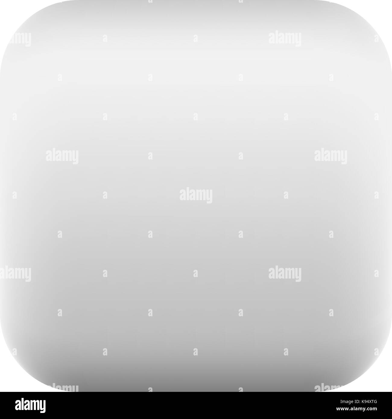 Grigio satin pulsante vuoto web internet icona quadrata forma vuota. illustrazione vettoriale di un elemento grafico per il web design internet Illustrazione Vettoriale