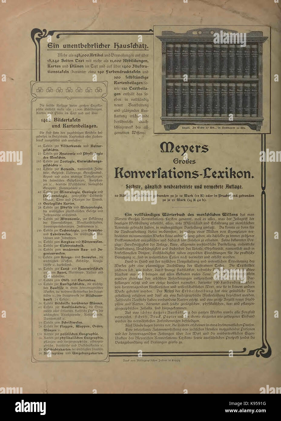 Kunstformen der Natur BHL47388444 Foto Stock