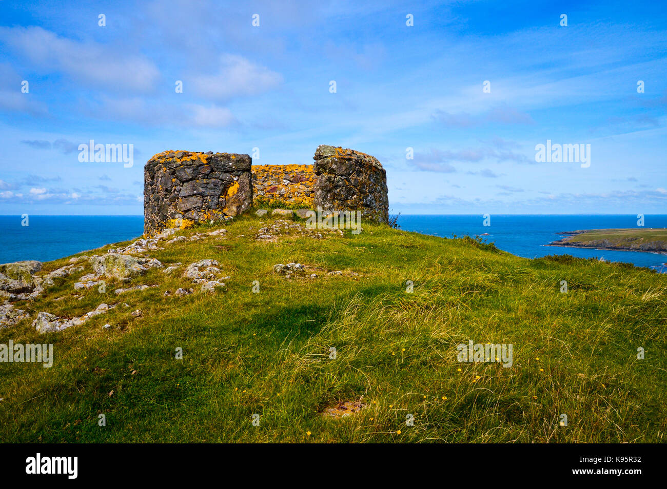 Mynydd carreg lookout Foto Stock
