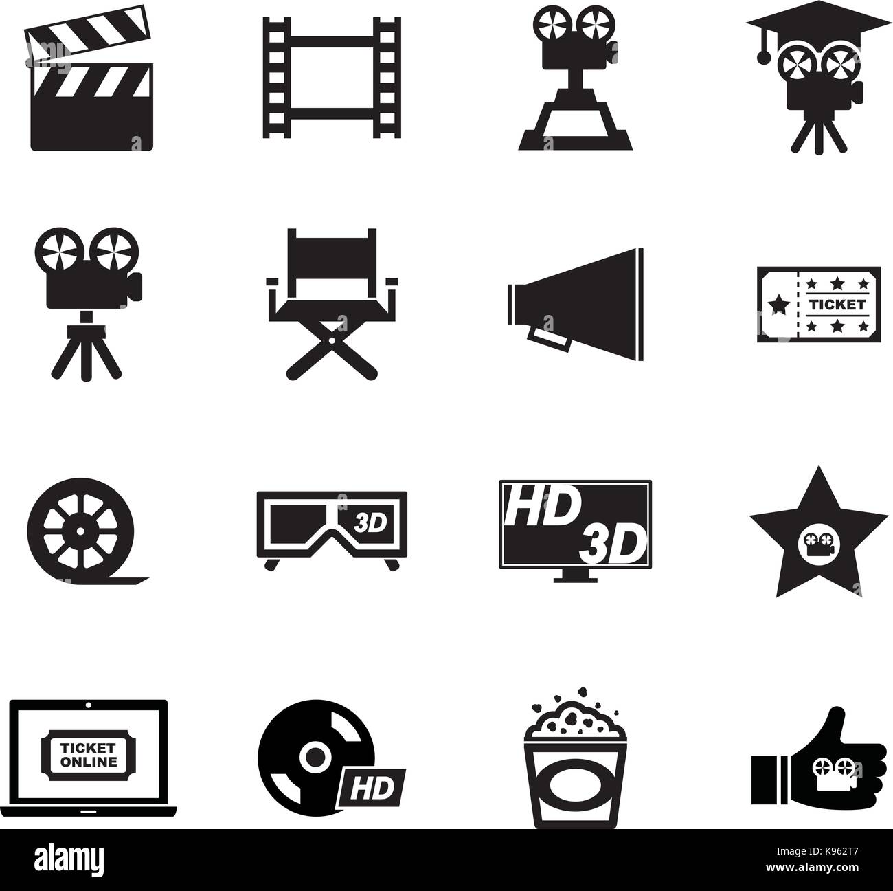 Icona di film Illustrazione Vettoriale