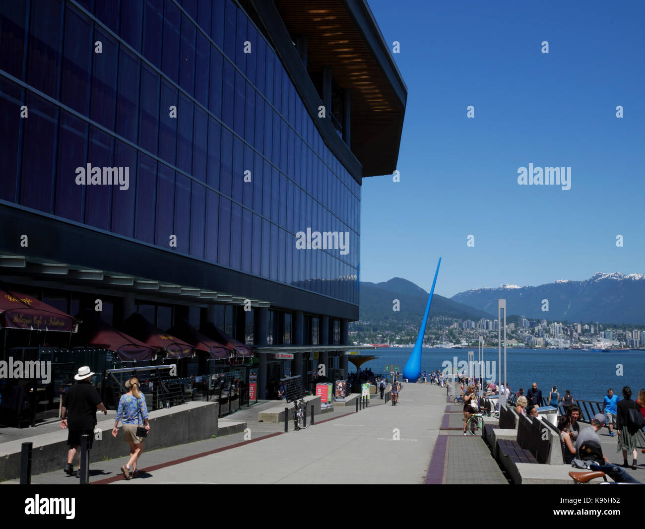 Bon voyage plaza, Canada Place, Vancouver, BC, Canada. Foto Stock