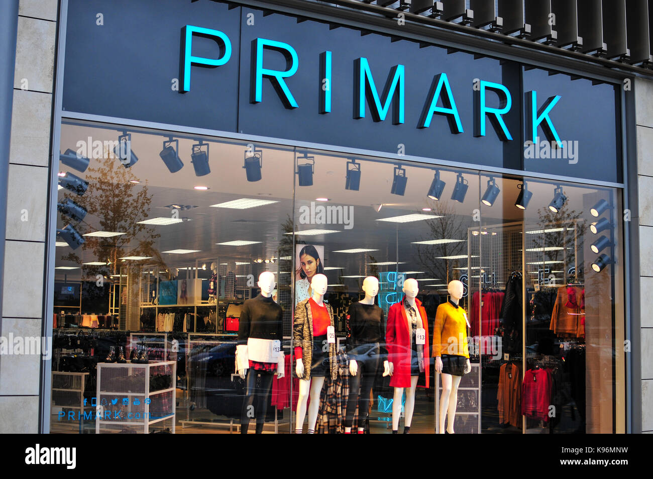 Primark store Rushden Laghi Rushden England Regno Unito Foto Stock