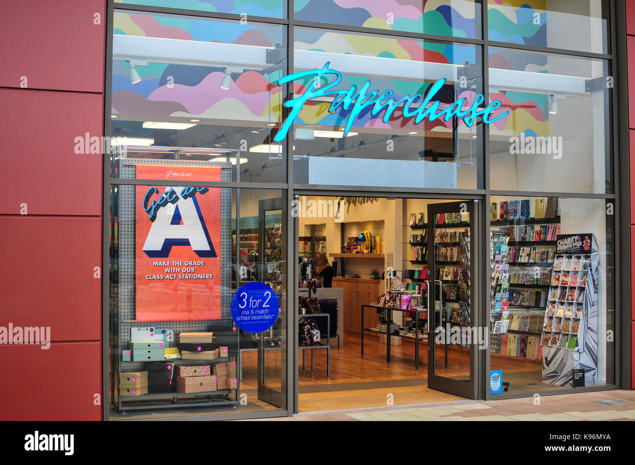 Paperchase retail store in Rushden laghi REGNO UNITO Foto Stock