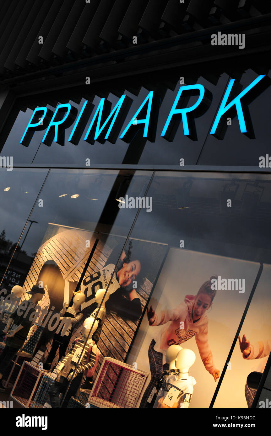 Primark store Rushden Laghi Rushden England Regno Unito Foto Stock