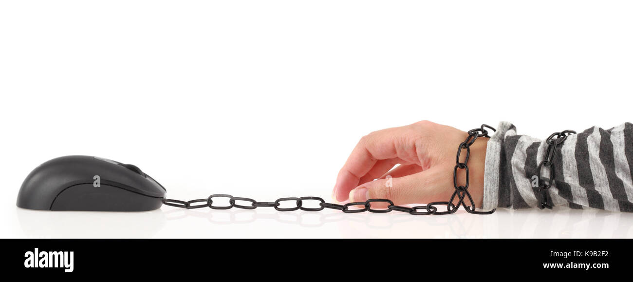 Prigione di computer Foto Stock