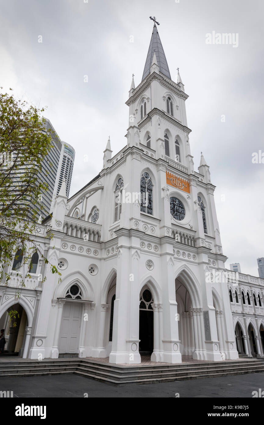 Chijmes, edificio storico, ora ristoranti, bar e spazio eventi, Singapore Foto Stock