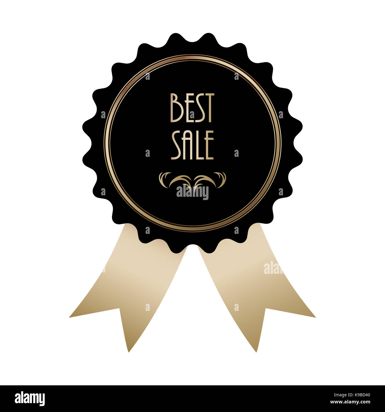 Speciale badge aziendali, etichetta di pubblicità Foto Stock