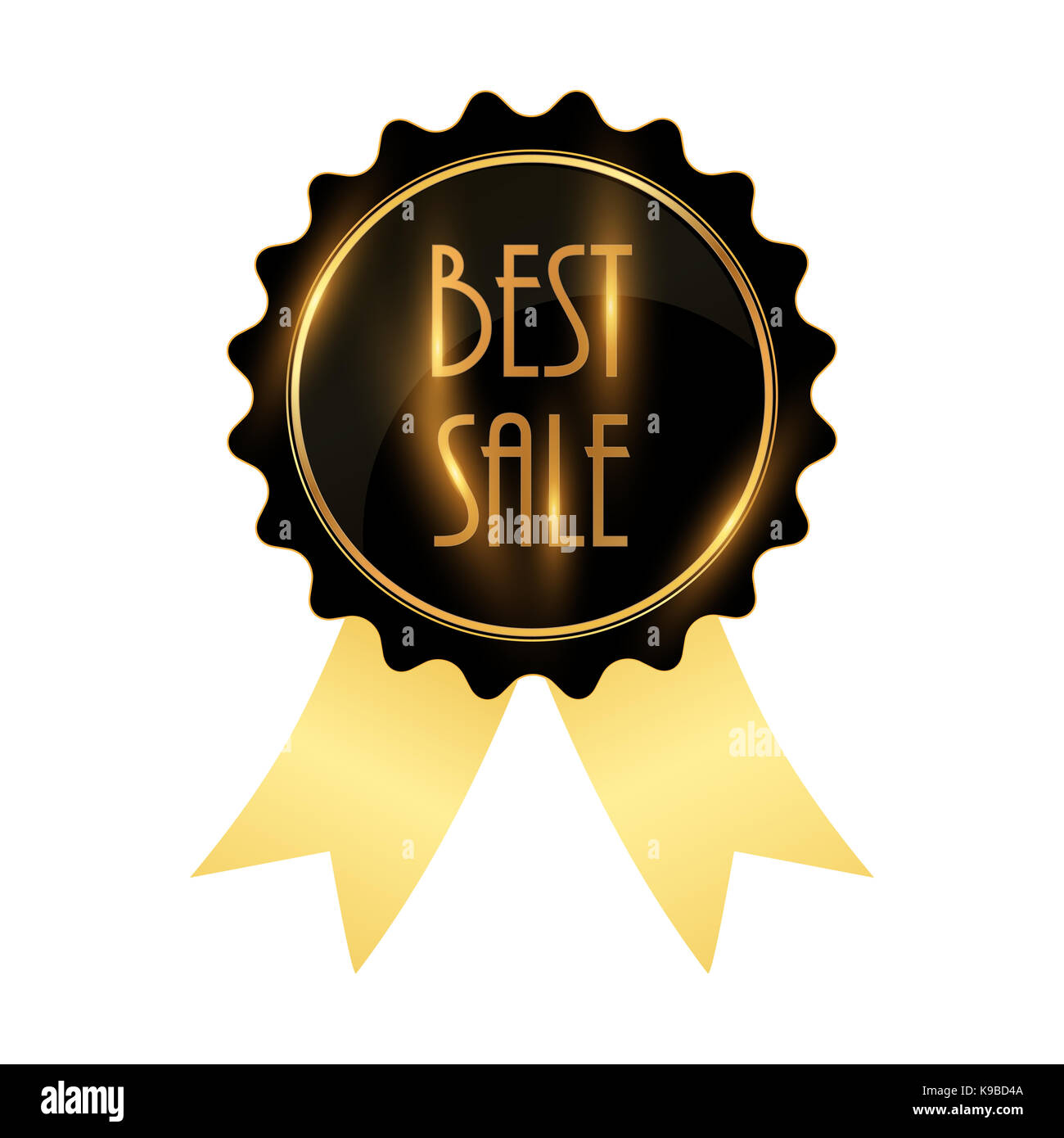 Speciale badge aziendali, etichetta di pubblicità Foto Stock