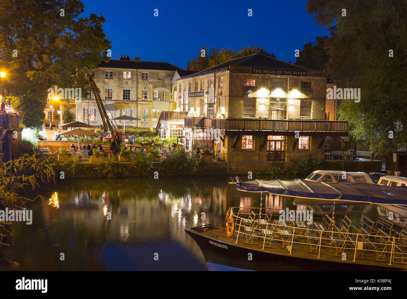 La testa del Fiume Oxford Oxfordshire Inghilterra Foto Stock