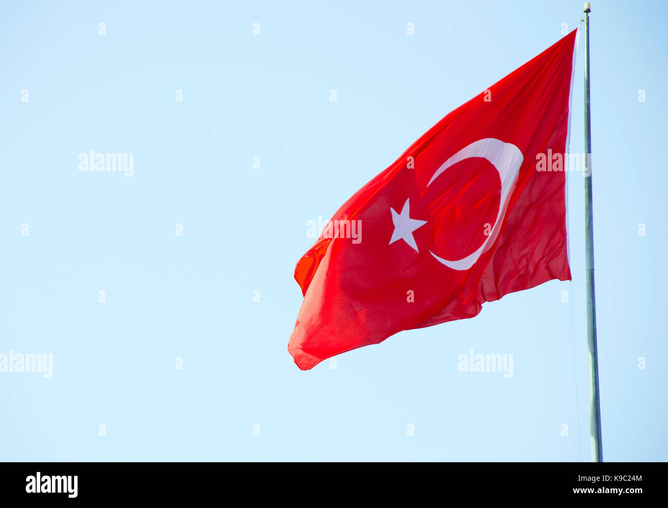 bandiera turca Foto Stock